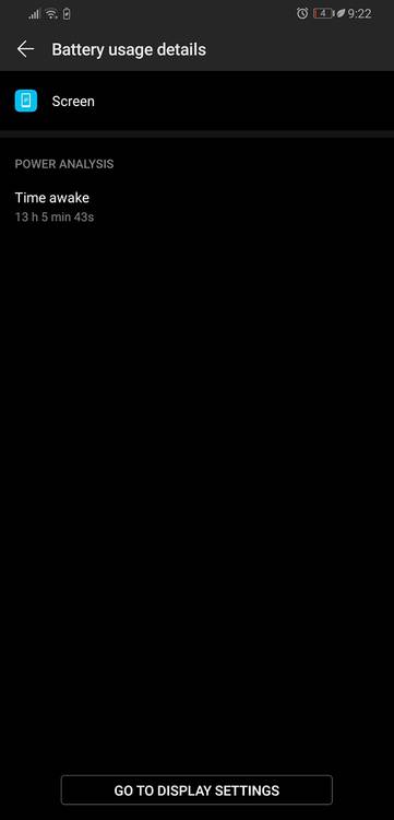 EMUI 9 and Magic UI 2 battery settings
