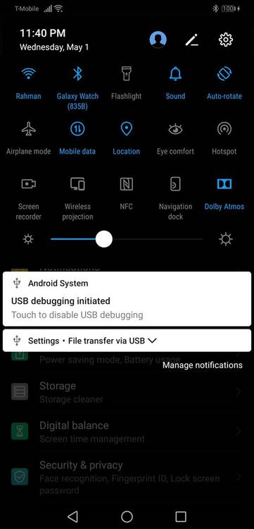 built-in dark theme