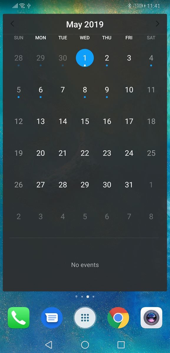 built-in dark theme