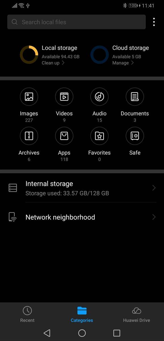 built-in dark theme