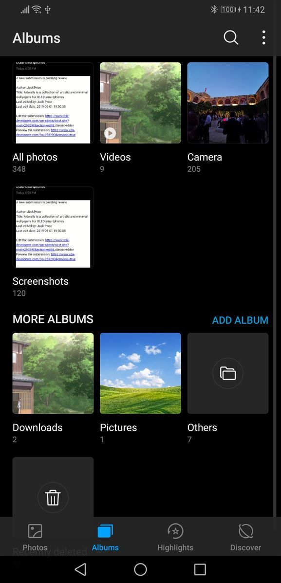 built-in dark theme