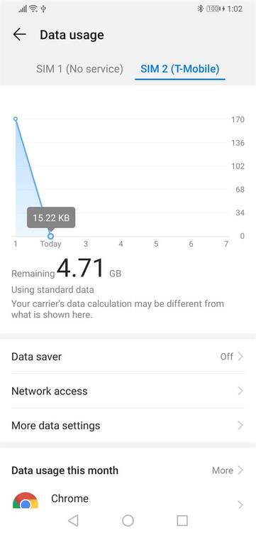 EMUI 9 and Magic UI 2 network settings