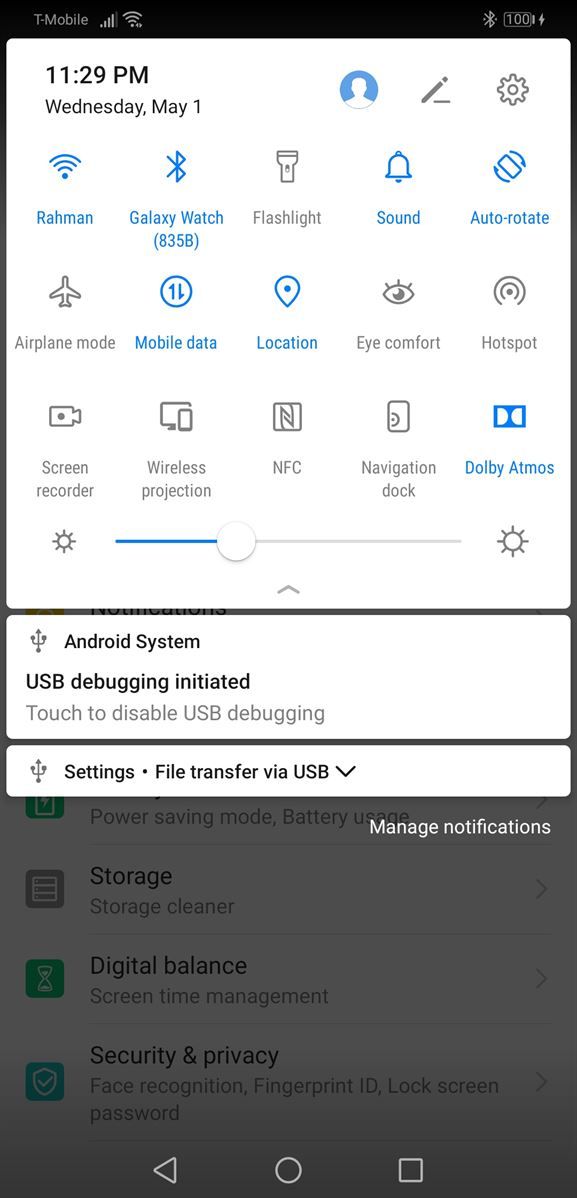 EMUI 9 default theme