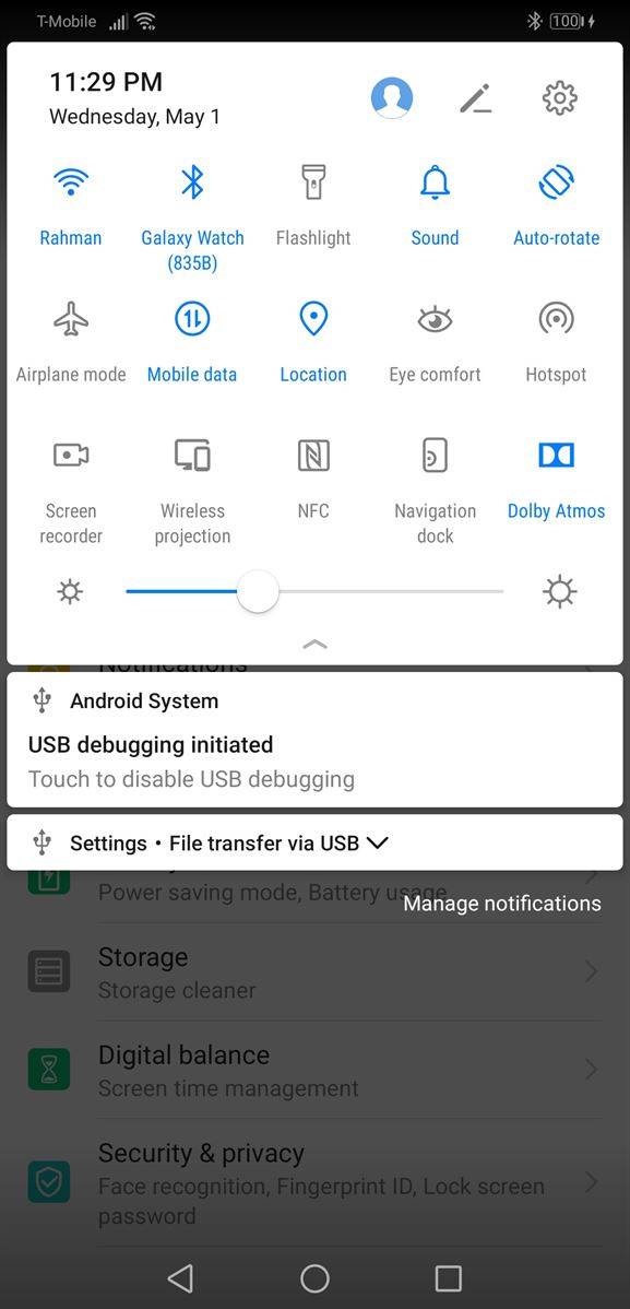 EMUI 9 default theme