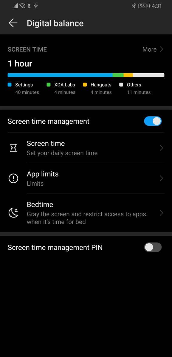 EMUI 9 and Magic UI 2 Digital Balance