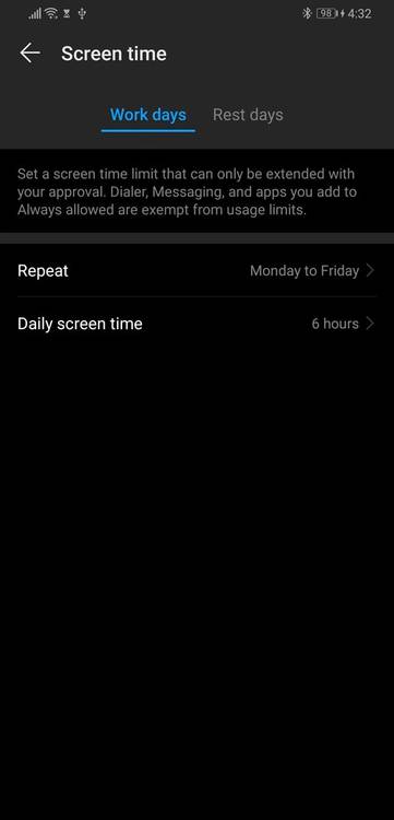 EMUI 9 and Magic UI 2 Digital Balance