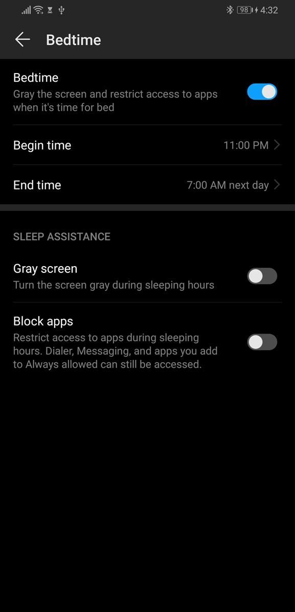 EMUI 9 and Magic UI 2 Digital Balance
