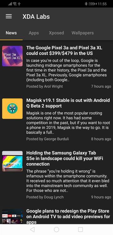 EMUI 9 and Magic UI 2 notch settings