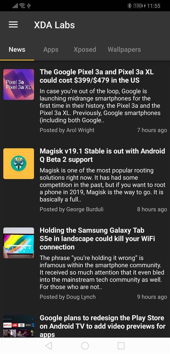 EMUI 9 and Magic UI 2 notch settings