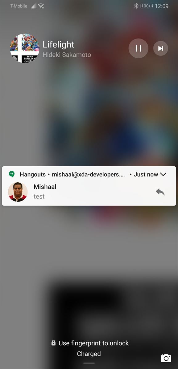 EMUI 9 and Magic UI 2 lock screen