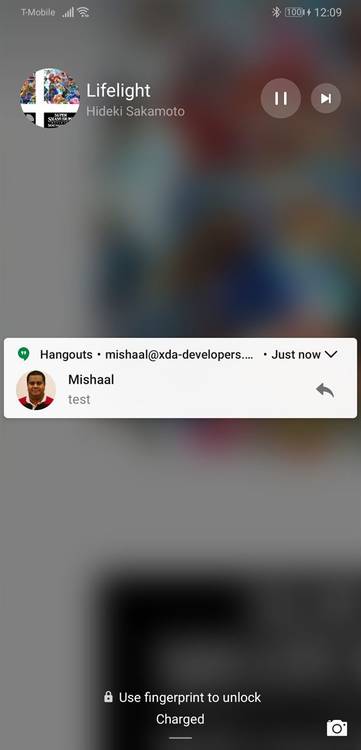 EMUI 9 and Magic UI 2 lock screen