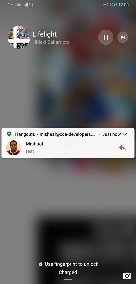 EMUI 9 and Magic UI 2 lock screen
