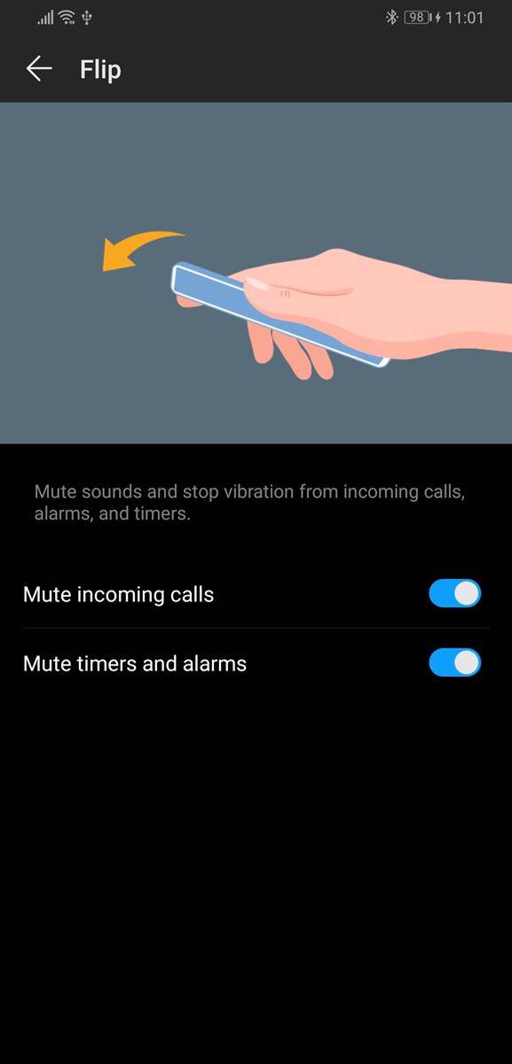 EMUI 9 and Magic UI 2 motion control