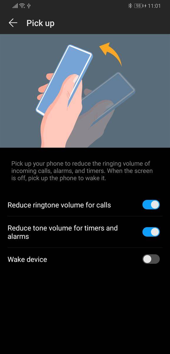 EMUI 9 and Magic UI 2 motion control