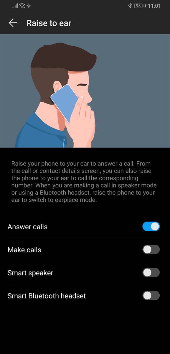 EMUI 9 and Magic UI 2 motion control