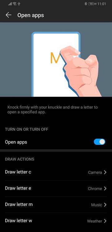 EMUI 9 and Magic UI 2 motion control
