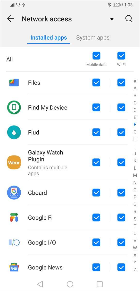 EMUI 9 and Magic UI 2 network settings