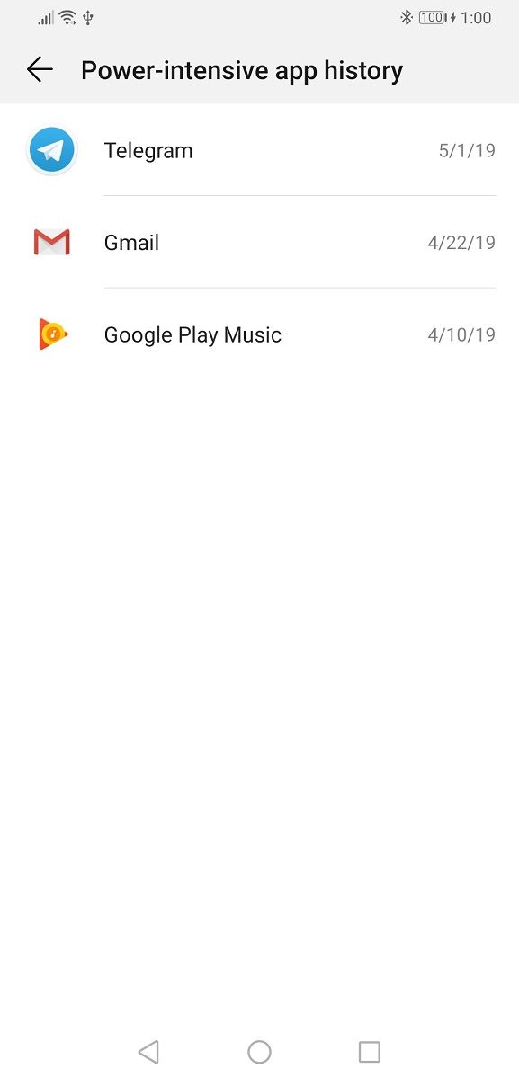 EMUI 9 and Magic UI 2 battery settings
