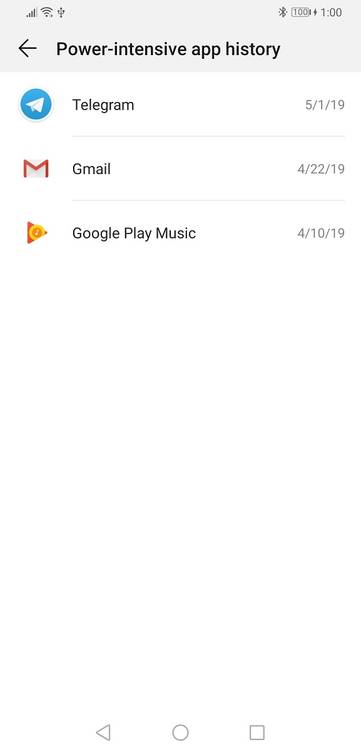 EMUI 9 and Magic UI 2 battery settings