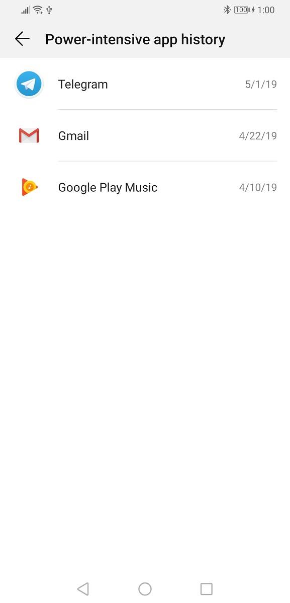 EMUI 9 and Magic UI 2 battery settings