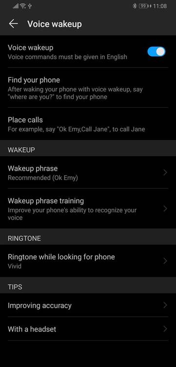 EMUI 9 and Magic UI 2 voice control