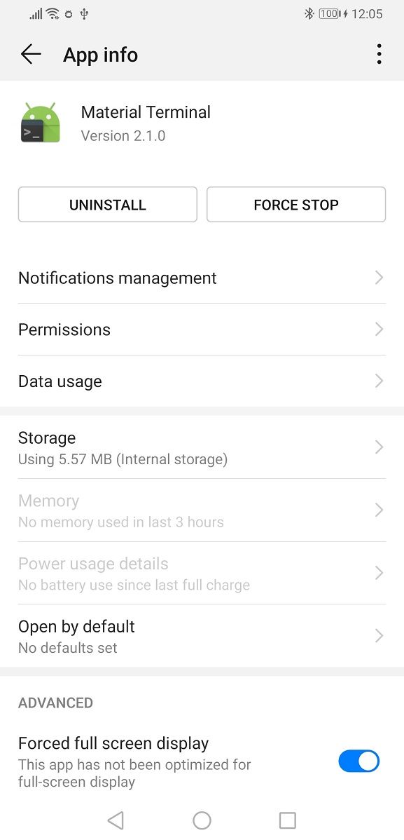 EMUI 9 and Magic UI 2 full screen settings