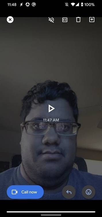 Google Duo Closed Captions