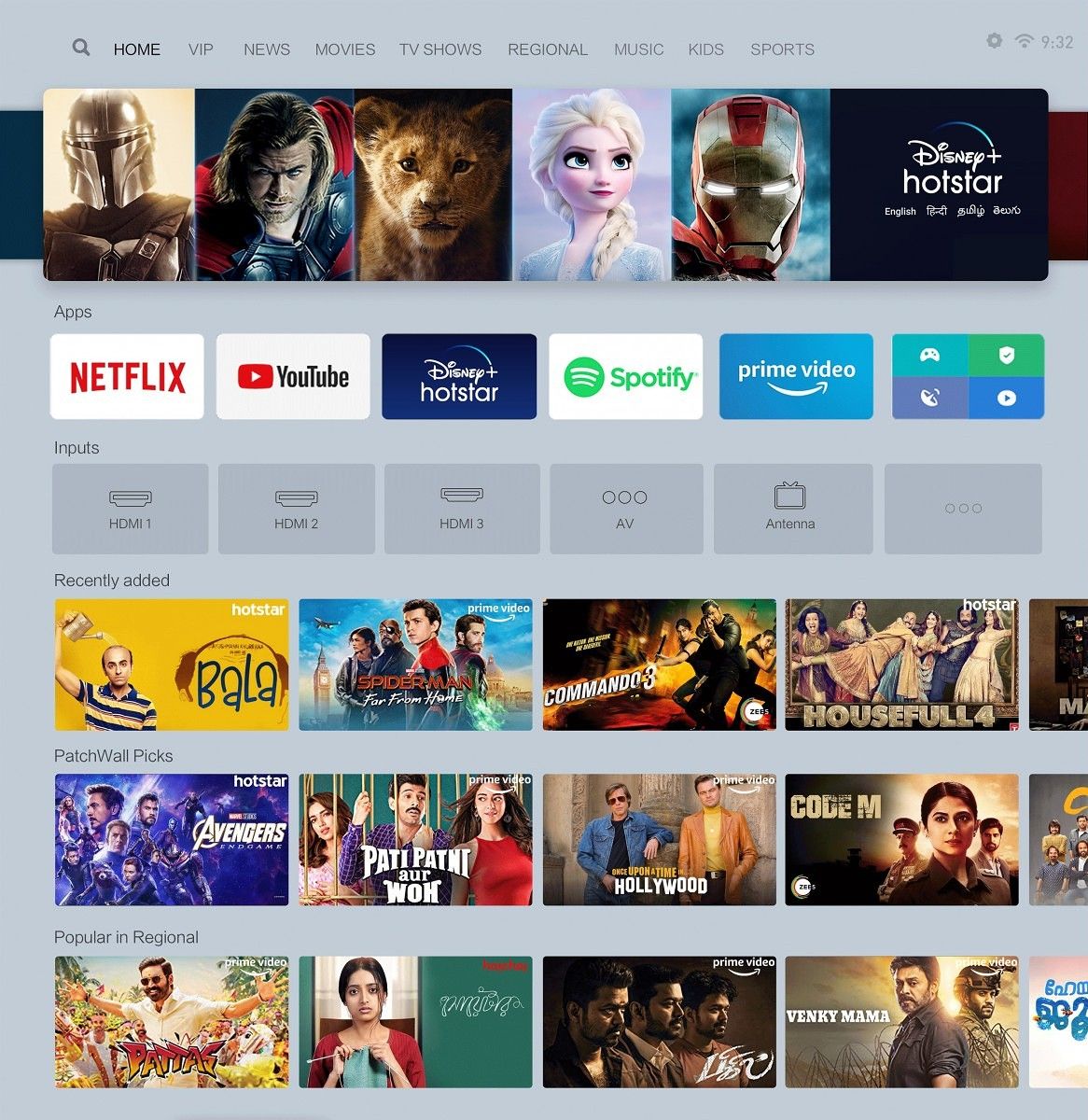 Xiaomi Mi TV PatchWall 3.0