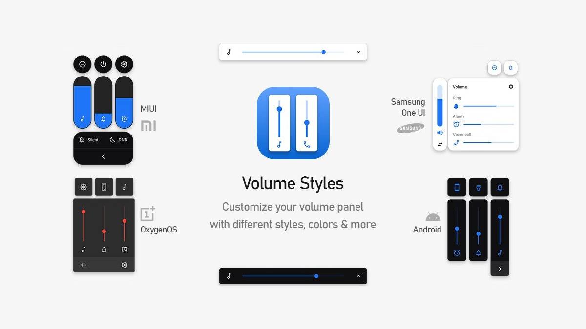 Volume Styles lets you theme Android's volume panel with different styles