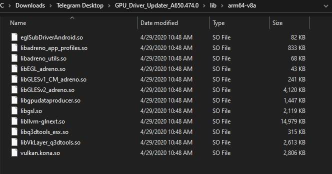Qualcomm Snapdragon 865 GPU driver update