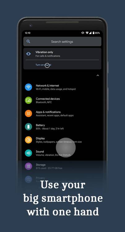 Android Remote Cursor Quick Cursor enables one-handed control on Android using a mouse pointer
