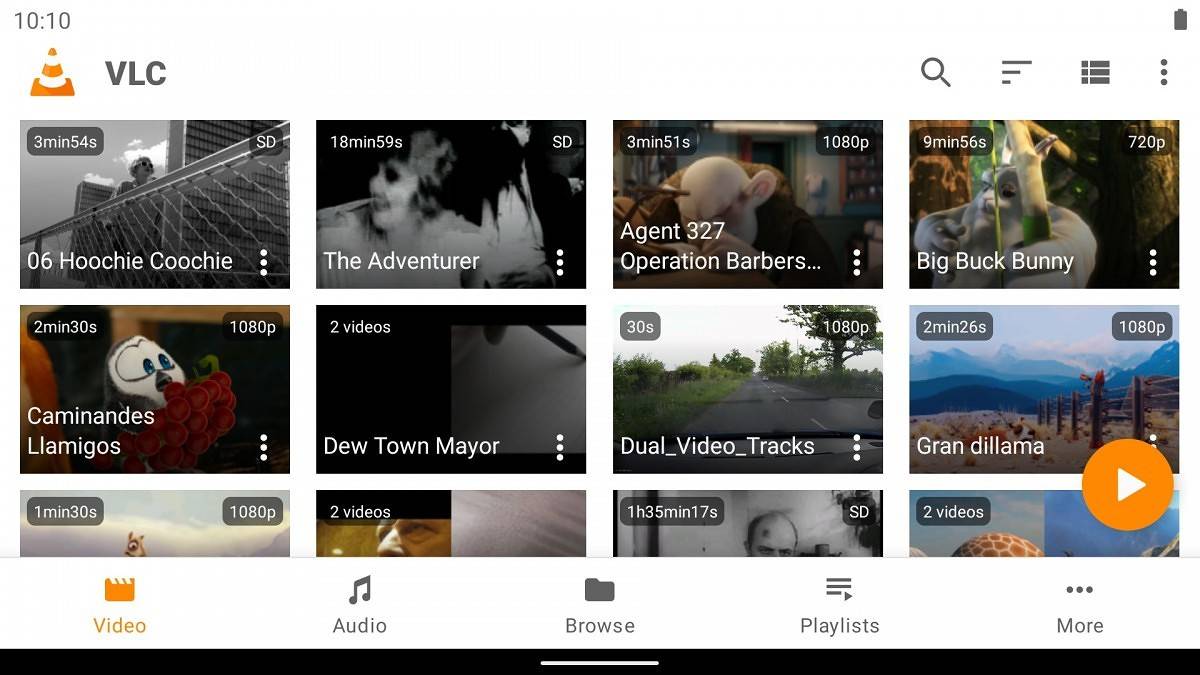 VLC 3.3.0 beta for Android adds a new UI with a bottom navigation bar