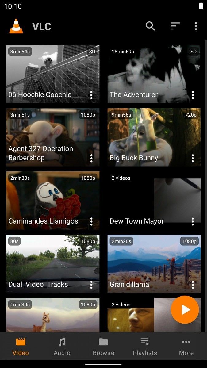 VLC 3.3.0 beta for Android adds a new UI with a bottom navigation bar