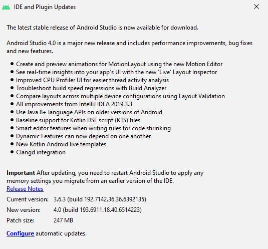 Google releases Android Studio 4.0 stable with new developer features