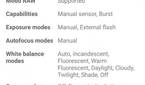 Google Pixel 4a front camera specifications