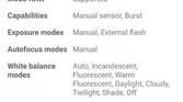 Google Pixel 4a front camera specifications