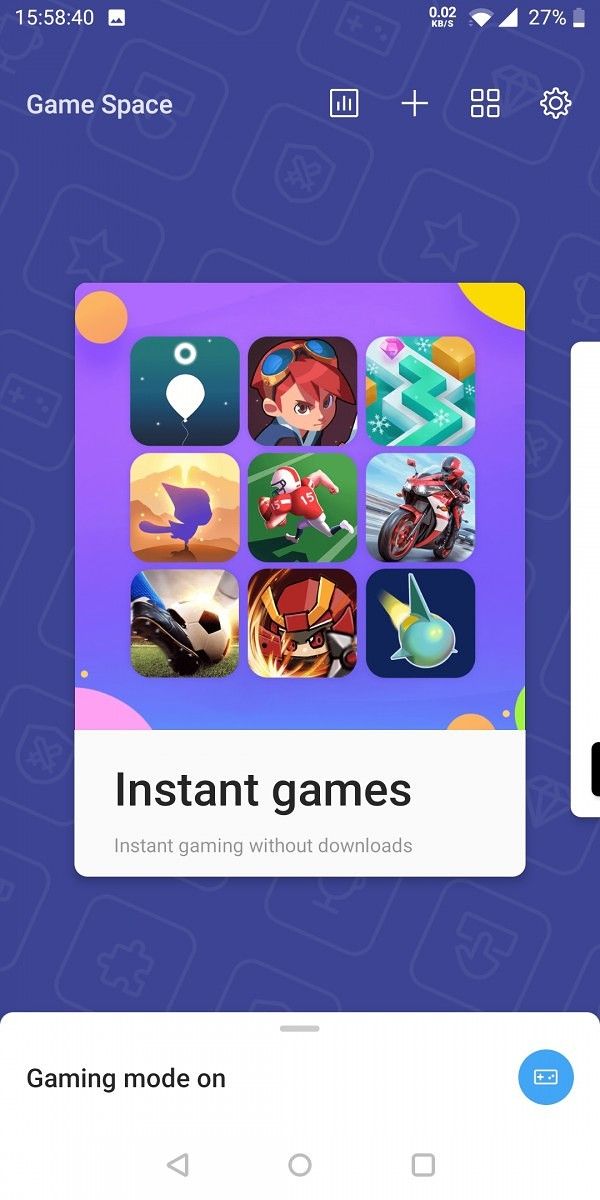 OnePlus Game Space Instant Games