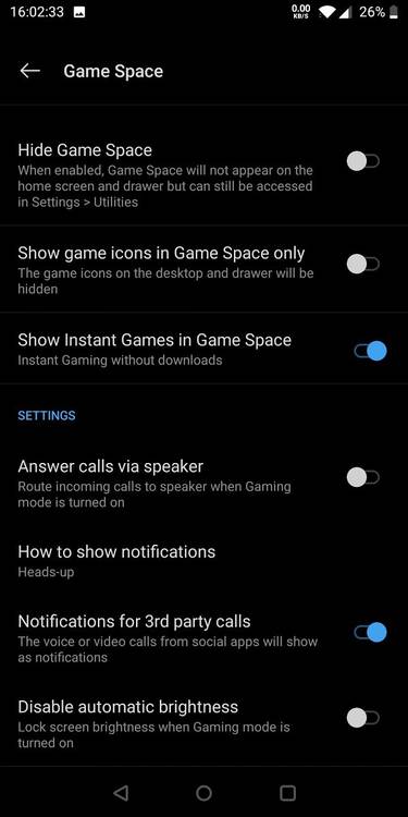 OnePlus Game Space Instant Games