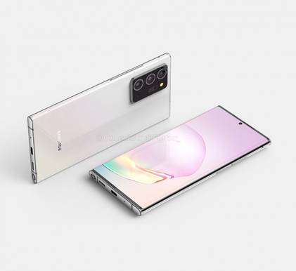 Samsung Galaxy Note 20+ leaked render