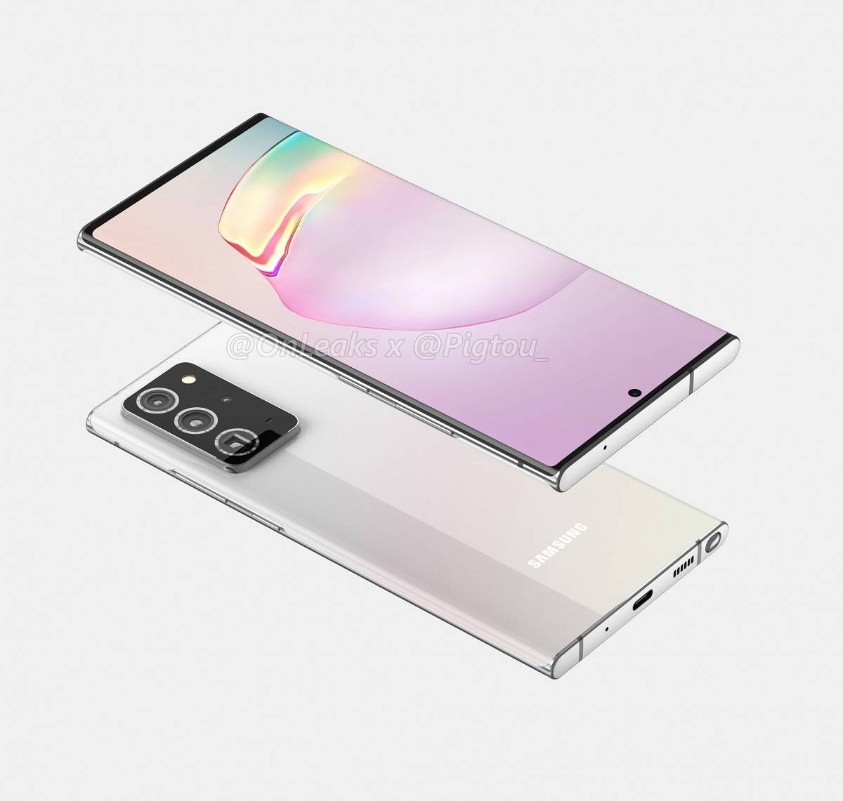 Note 20 Render