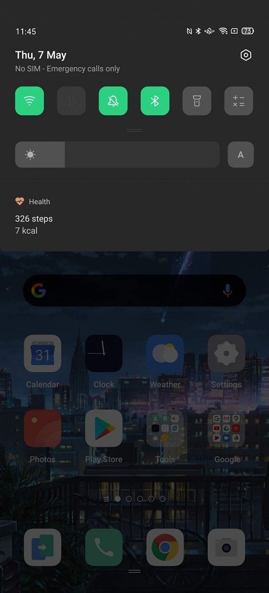 Realme UI on the Realme X50 Pro 5G