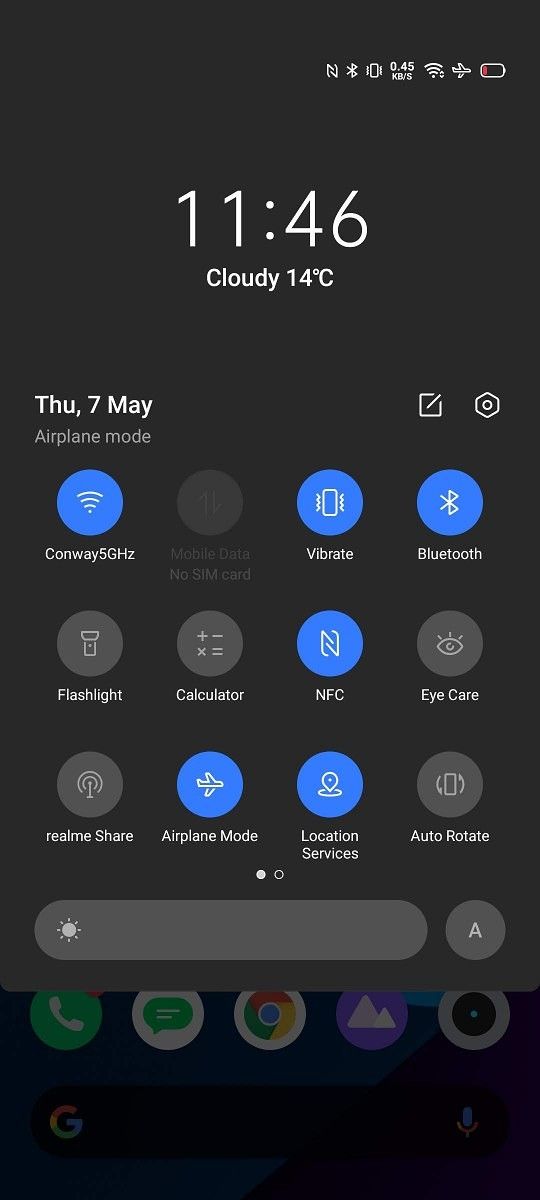 Realme UI on the Realme X50 Pro 5G