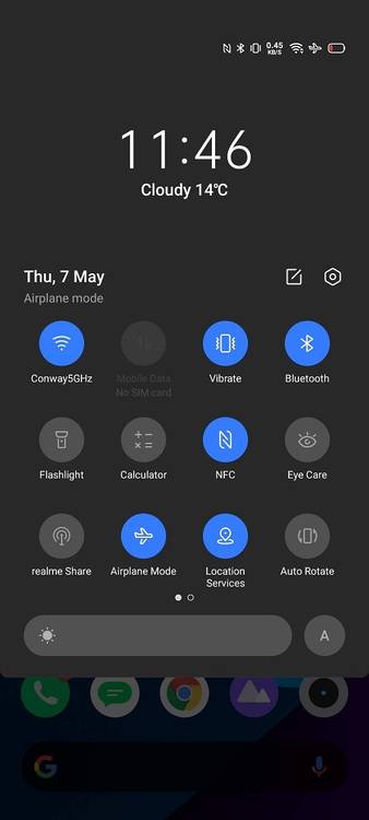 Realme UI on the Realme X50 Pro 5G