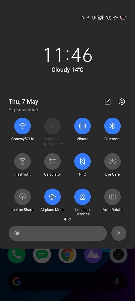 Realme UI on the Realme X50 Pro 5G