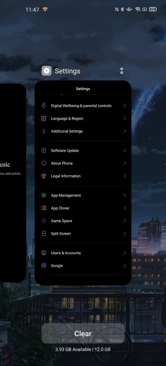 Realme UI on the Realme X50 Pro 5G