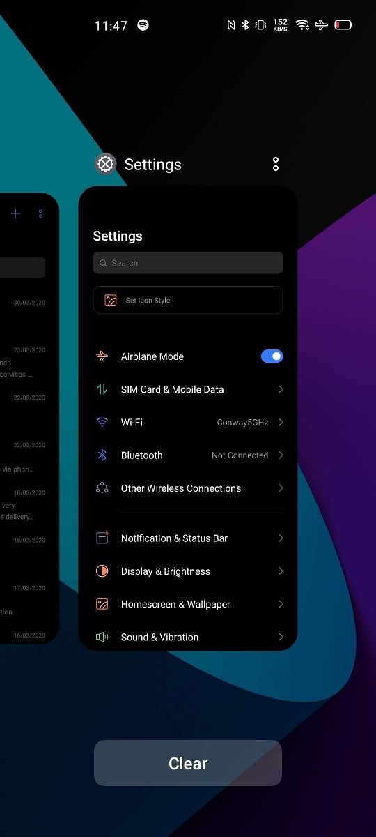 Realme UI on the Realme X50 Pro 5G