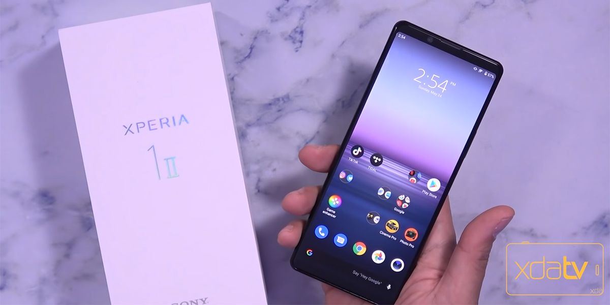 Xperia - （しん）外装新品 Sony Xperia 1 II Purple Sony Xperia 1 Unboxing - First Look - YouTube