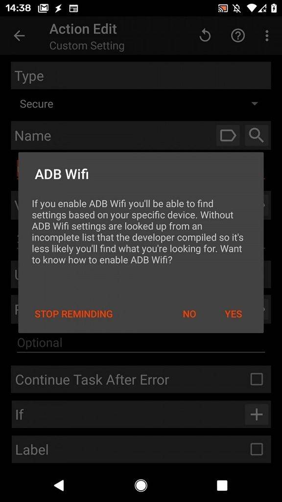 Tasker Find All Custom Settings