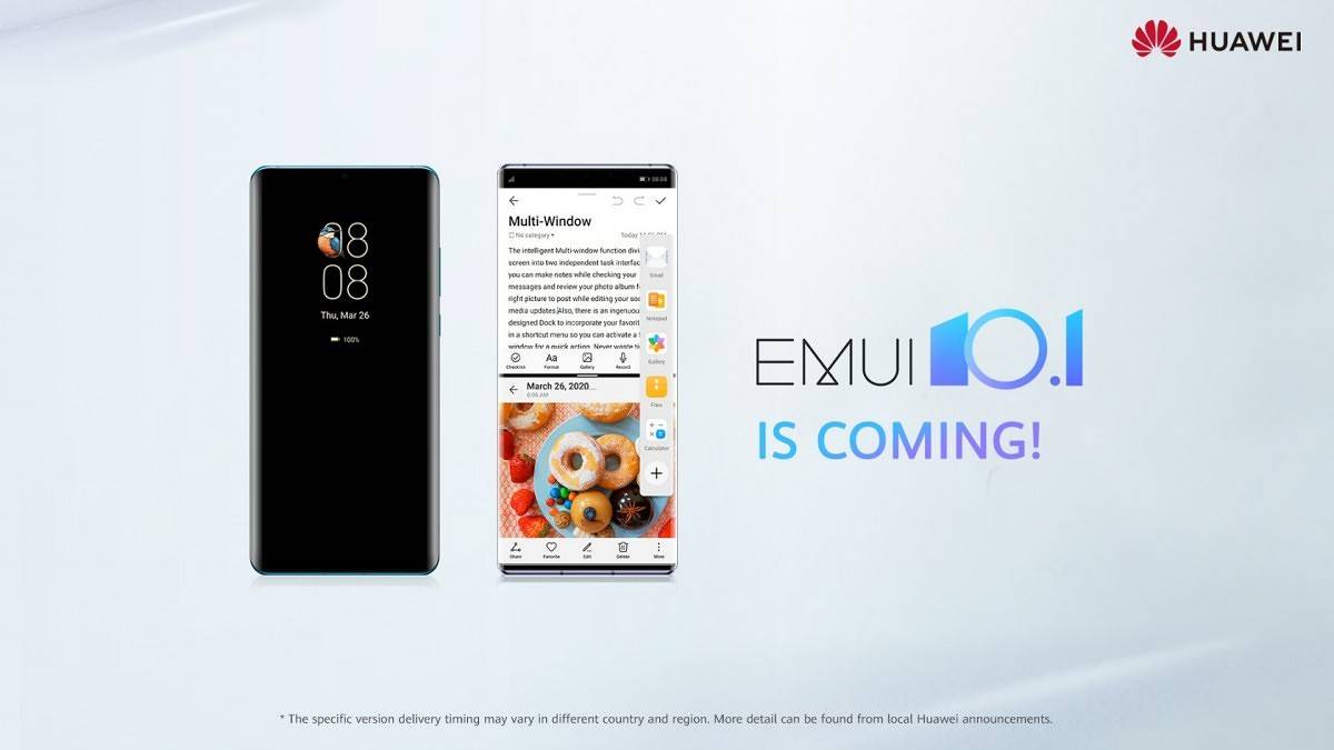 EMUI 10.1 Magic UI 3.1 update Huawei Honor