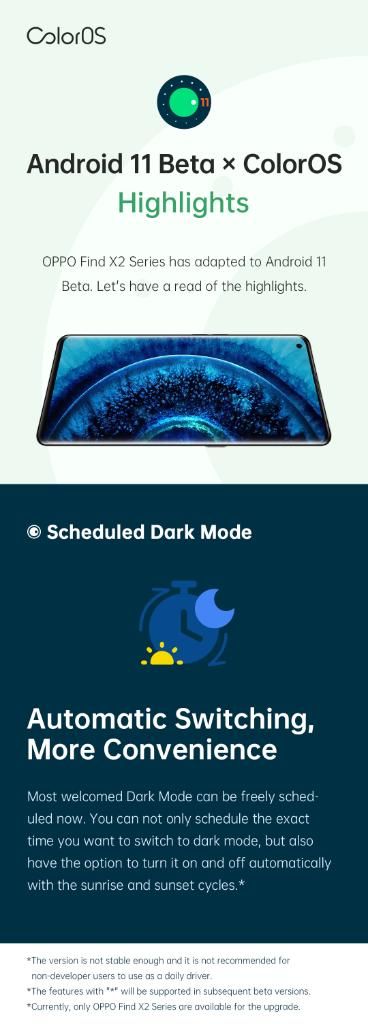 OPPO Find X2 and Find X2 Pro Android 11 Beta 1 ColorOS 7.2